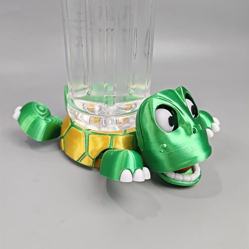 Posavasos de animales impresos en 3D, divertidos portavasos de tortuga y panda para protección de escritorio