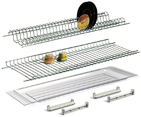 Smartix XST-SCP60 Escurreplatos para Interior de gabinete, Alambre Cromado, 60 cm