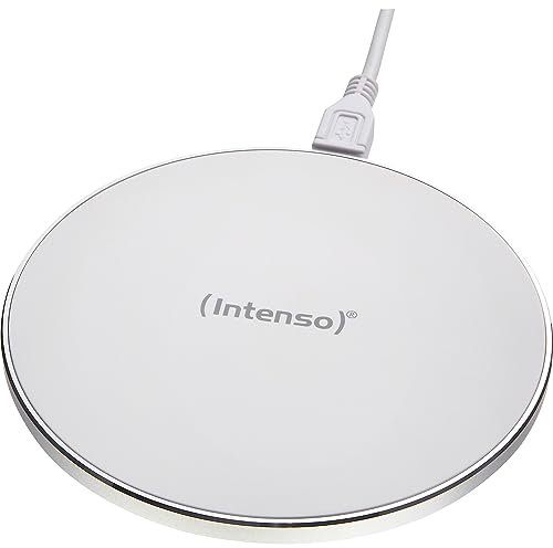 Intenso Wireless Charger WA1 Ladegerät Induktive Ladestation, Qi zertifiziert, weiß