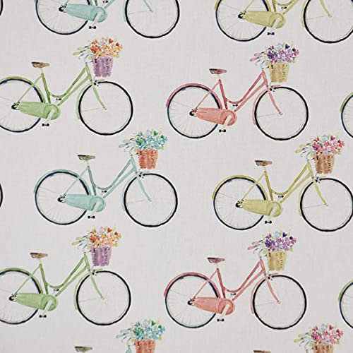 Clarke & Clarke DekostoffDigitaldruck Fahrrad multi 138cm