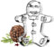 KADAX Ausstechformen aus Edelstahl, Keksausstecher für backen, Kekse, Lebkuchen, Weihnachten, Tortendekorationen, Plätzchenformen, Plätzchen Ausstecher, verschiedene Formen (Lebkuchenfigur)
