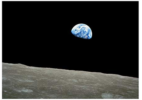 Spiffing Prints NASA - Apollo 8. Dez. 24. Earthrise Giclée, groß, matt, ungerahmt