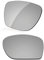 LenzReborn Polarisierte Linse Ersatz für Oakley Sylas OO9448 Sonnenbrille, Silbergrau – polarisiert, verspiegelt, Einheitsgröße