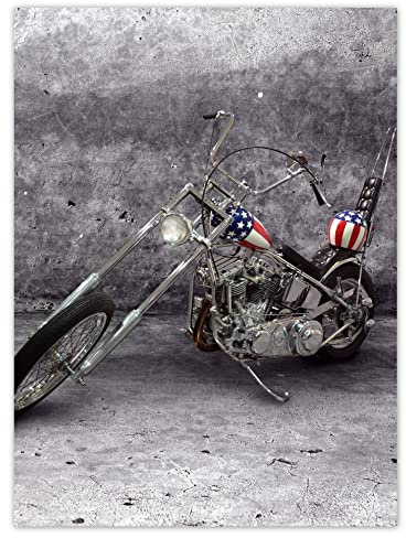 Wandsticker Dekor Foto Aufkleber 100x135cm Easy Rider Motorrad No.H756M_NS1AR