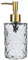 Topsky 330 ml Glas Seifenspender，für Küche，Badezimmer，Pumpe aus Transparent Glas und Plastik，für Geschirrspülmittel，Flüssigseifen