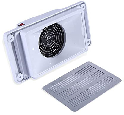 Table Embedded Nail Fan Dust Collector Desktop Nail Vacuum Cleaner Strong Power Electric Manicure Suction Machine Professional Nail Salon Pedicure Extractor Tool Equipment