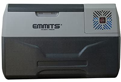 Nevera portátil Inteligente Emmits 30L compresor bateria LG con Ruedas y asa de Transporte