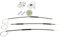 Taros Trade 142100 Kit de réparation de lève-vitre gauche ou droite, avant, M�tal