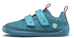 Affenzahn Barfußschuh Knit Happy, 26/26 Kinder, Hai blau