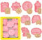 8pcs Eid Mubarak Cookie Cutters Set, Ramadan Cookie Cutters with 3D Plunger Stamper, Silicone Mold DIY Baking Tool, 3D Eid Element Cookie Stamps, Star, Moon, Camel