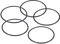 PATIKIL Joint Torique en Caoutchouc Nitrile 70mm OD 65mm ID 2,65mm Largeur, 20 Joints Etanchéité Métriques pour Robinet Plomberie Réparation Automobile, Noir
