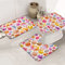 3 Teiliges Badteppich Set Meeresorganismus Bunte Muscheln Seeschnecke Seestern Langlebige Contour Badteppich Dekorative Toilettendeckel Badematte