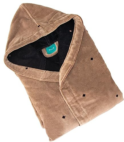 Pretti Leeds Accappatoio Adulto Taglia XXL, Beige (Corda)