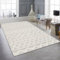 Teppich-Traum Wohnzimmerteppich Schlafzimmer Kinderzimmer Wartezimmer weich modern Kurzflor Skandinavisches Rauten Muster Boho Style 200x290 cm