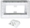 PARTSEE Solarpanel Halterung Wohnmobil, ABS Solarpanel Mounting Side Brackets von Wohnmobilen, Wohnwagen, Fahrzeugen, Wohnmobilen, Garagen, Schuppen, Bootsdeck (Komplett-Set)
