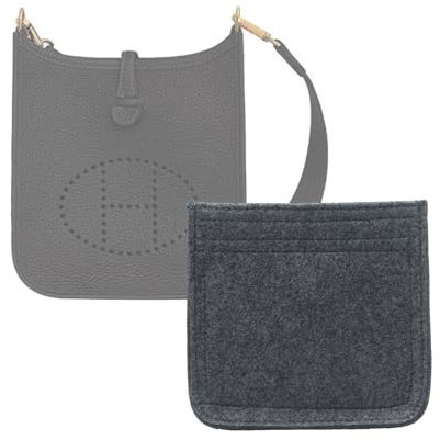 jiesinlov Geldbörsen-Organizer-Einsatz für Handtaschen, Filztaschen-Organizer, passend für Evelyne 16 (Grau-16)