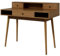 HOMCOM - Mesa para ordenador (3 cajones, 3 nichos, patas de pino macizo, 110 x 54 x 91,5 cm), diseño vintage