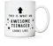 Gifts for teenage girls, gifts for teenage boys, awesome teenager coffee mug, gifts for boys, teenage girls gifts, teenage boy gifts, 13th birthday gifts for girls, teen girl gifts, gift ideas