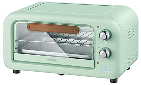 12L Retro Style Electric Oven for Home Restaurant - Small Catering Countertop Convection Oven with Snack Toaster Capability