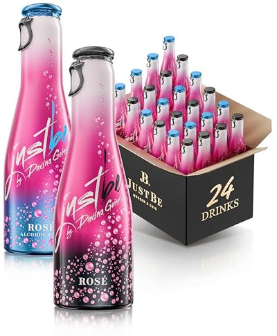 JustBe Rosé & Rosé Alkoholfrei im Mix - Davina Geiss Edition (24 x 0,2l)