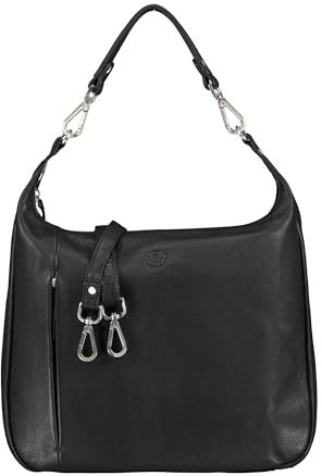 Hausfelder Manufaktur Beuteltasche Nappa (Schwarz)