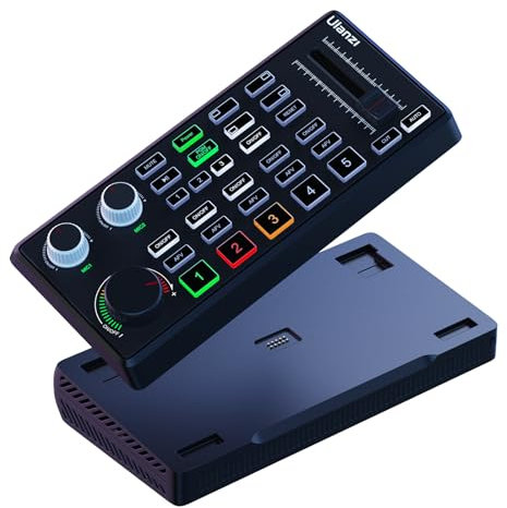 ULANZI DD02 Stream Switcher - Unterstützung für 4 Kameras HDMI Eingänge und 4K Ausgang, Video Switcher für Live Streaming OBS, vMix, VLC, PotPlaYer, YouTube