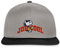 Spreadshirt Peanuts Snoopy Joe Cool Sonnenbrille Stick Snapback Cap, One Size, Graphit/Schwarz