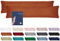 Vielit Seitenschläferkissen Bezug 40 x 145 2er Set Kissenbezug 40x145 Seitenschläfer Kopfkissenbezug Weich Kissenbezüge Kissenhülle Öko-Zertifikat Orange