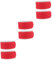 Yardwe 6 STK Snowboard-Riemen ski fix ski fixierband Skifahren zubehör Straps ski Strap Ski-Befestigungsband Ski-Handschlaufe Zubehör für Skibretter Ski-Zubehör Nylon rot