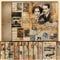 Scrapbook Vintage Style gemustertes dekoratives Papier Journaling Supplies für die Herstellung von Junk Magazine dekorative Karten Album Hintergründe Stempel (T11-10 Stück, 14X20CM)