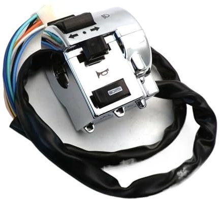 Interrupteur de lumière de démarrage côté Droit pour Scooter 150cc Baron BMS, Lance rétro Vintage, Guidon de 25mm Interrupteur de Commande de Moto