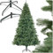 tectake® Künstlicher Weihnachtsbaum, naturgetreue Spritzguss- und PVC-Nadeln, biegsame künstliche Tannenzweige, Weihnachtsbaum künstlich mit Metallständer, Weihnachtsbaum als Weihnachtsdeko - 230 cm