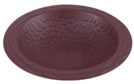 MagiDeal Plat d'eau pour Tortue de Piscine avec Rampe, Mangeoire Gamelle Tortue, Plat d'alimentation de Reptile, Tortue, Léopard, Dragon Barbu, Hamster, Reptile Bol de Nourriture, Rond Jaune Brunâtre