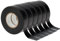 Cinta eléctrica Scotch negra, 6 piezas eléctricas, 16 mm x 20 m cinta aislante eléctrica para proyectos de cableado y reparaciones (Negro)