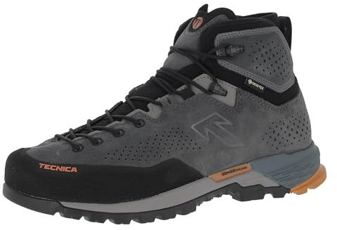 Tecnica Bergschuhe Sulfur Mid GTX Ms wasserdichte und stabile Herren Wanderschuhe mit Wildleder Obermaterial und griffiger Sohle