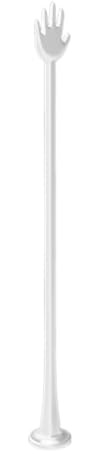 LOVIVER Support de porte linge à chargement frontal, butée, ouverture professionnelle flexible pour garder le lave-linge au sec, support de porte de, Blanc