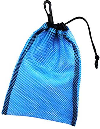 Gazechimp Mesh Bag Tauchen Schnorcheln Schwimmen wassersport Zubehör Aufbewahrungsbeutel Sport Netztasche, Strand Netzbeutel Flossen Beutel - Blau