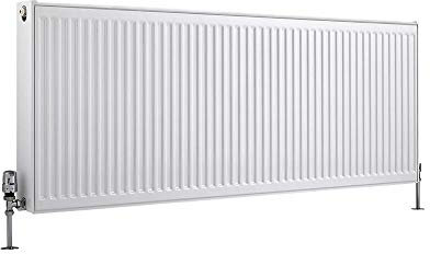 Milano Compact White Type 22 Horizontal Double Panel Convector Radiator - 600mm x 1600mm