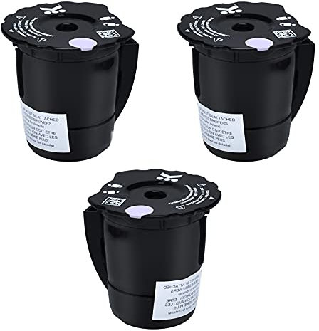 K300 Lot de 3 filtres à café moulu réutilisables compatibles avec Keurig My K Cup 2.0 1.0 K250 K350 K375 K400 K450 K475