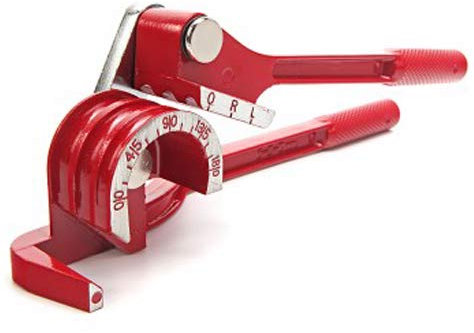 DOBLADORA DE TUBOS Y CURVADORA DE TUBOS DE 0º A 180º TUBOS DE FRENO, CALEFACCION, GASES | DOBLADORA MANUAL | Para tubos huecos delgados de cobre, aluminio y latón