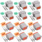 Glarks Lot de 102 connecteurs de fils électriques étanches mâles et femelles à 8 broches pour moto, scooter, voiture, camion, bateau