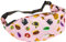 cosey - Bauchtasche Damen und Herren, stylische Hüfttasche, Gürteltasche für Reise, Sport & Outdoor - Design Süßigkeiten Pink