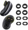 KPYJA 4 Pairs Silicone Ear Tips Replacement Galaxy Buds Live Earbuds Accessories (Black)