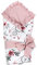 TupTam Unisex Baby Einschlagdecke mit Schleife, Farbe: Traumfänger Rosa, Größe: 70 x 70 cm