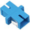 Elfcam® - Glasfaser Adapter SC/UPC Buchse, LWL Adapter/Kupplung SC-UPC Simplex Monomode, 1 Stück