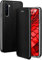 ONEFLOW Business Case für OnePlus Nord Handyhülle klappbar mit Standfunktion, Klapphülle Flipcase Cover Dünn, PU Leder Hülle mit Kartenfach, 360 Grad Schutzhülle, Schwarz