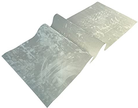 Selbstklebend Mikrofaser Stoff Folie für Interieur Cockpit, Dachhimmel Stretch Dehnbar Wildleder Optik 3D car Wrapping 42,67 €/m² (Silber, 50x150cm)