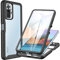 CENHUFO für Xiaomi Redmi Note 10 Pro Hülle, 360 Grad Schutzhülle Stoßfest Panzerhülle mit Eingebautem Displayschutz Outdoor Bumper Full Cover Case Handyhülle für Xiaomi Redmi Note 10 Pro - Schwarz