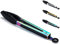 Kitchen Tongs for Cooking Grill & BBQ, Kyraton Stainless Steel 9 Cooking Tongs Heat Resistant Handle Non Slip, Kitchen Tongs with Silicon Tips for Salad,Ice,Fry, Serving,Oven. (Rainbow)