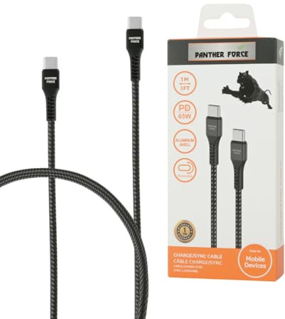 Panther Force USB C TO USB C FAST CABLE 65W